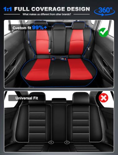 Image of AOMSAZTO Custom Fit Seat Covers for Toyota Corolla Cross 2023-2026 Hybrid