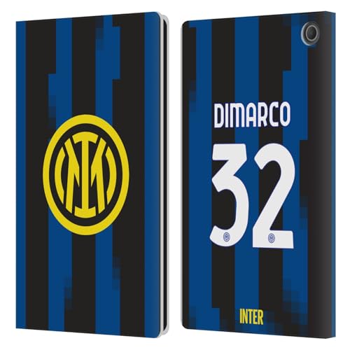 Étui Inter Milan Federico Dimarco pour Amazon Fire Max 11 2023 housse portefeuille