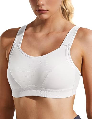 Wingslove Womens Sports Bras High Impact Adjustable Wireless Plus Size Sports Bra Full Figure Large Bust Workout Running Bra