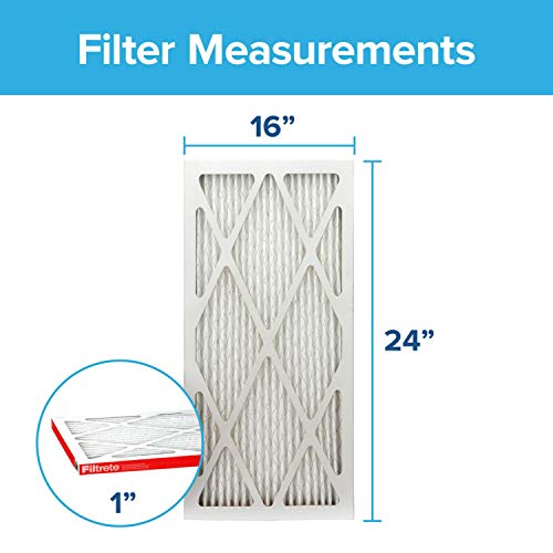 Filtrete 16X24X1 Air Filter Mpr 1000 Merv 11, Micro Allergen Defense, 6-Pack (Exact Dimensions 15.81X23.81X0.81) #TOP1