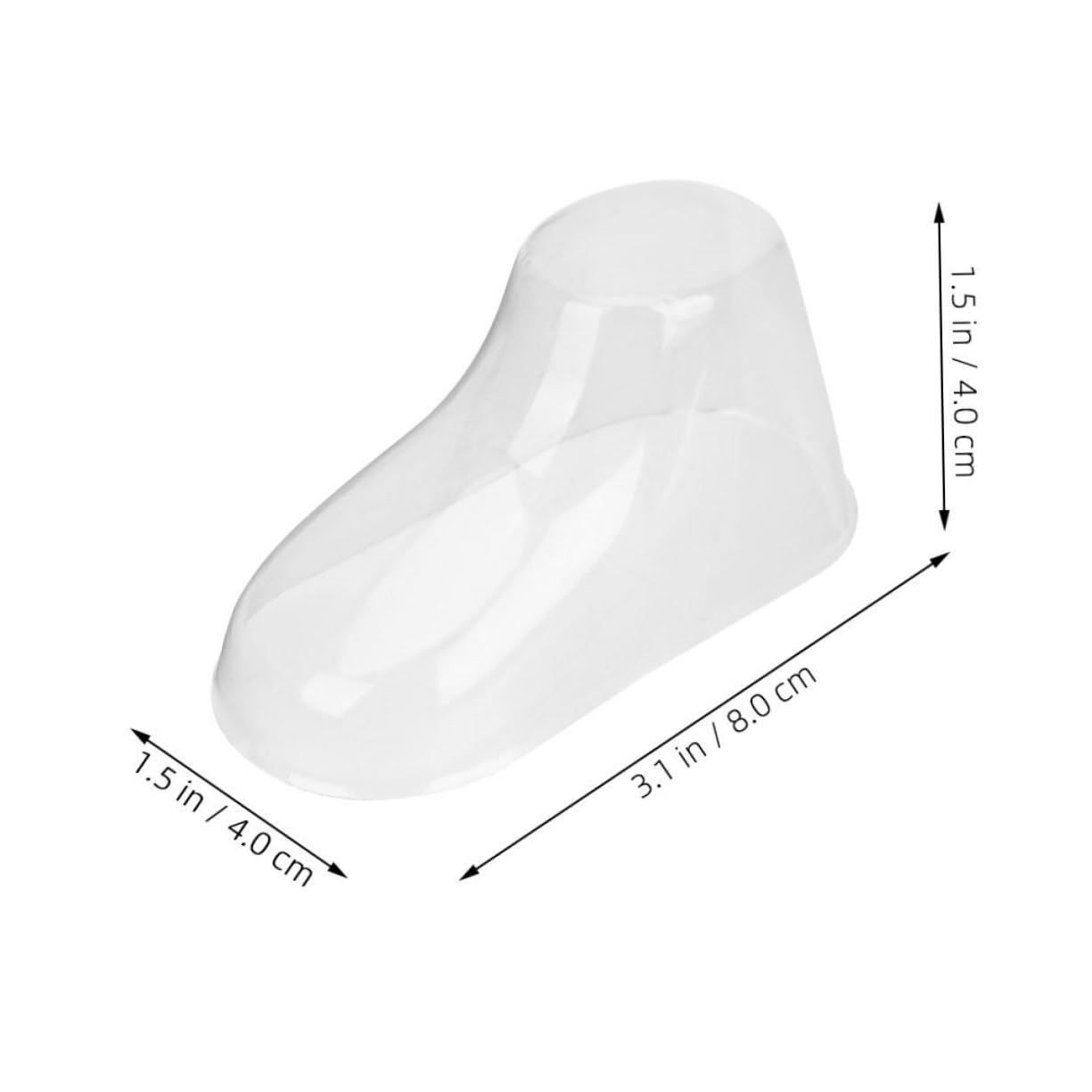 Cabilock Infant Shoes Display Stand Holder 50pcs Toddler Shoes Display Model Baby Foot Molds Plastic Safe PVC