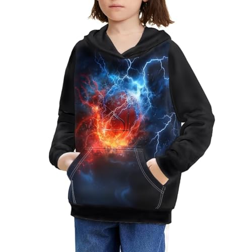 Girls Boys Hoodies Sweatshirt Trendy Fall Outfit Kids Comfy Sport Clothing Hooded Pullover 6-14 Years Old3