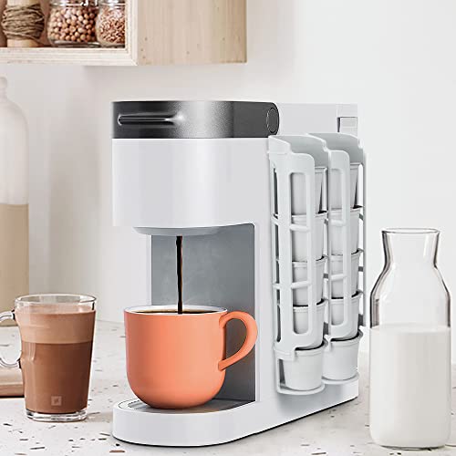 Sungrace K Cup Coffee Pod Holder For K-Cup Coffee, Side Mount Storage Organizer, Perfect For Small Counters ( White, 2 Pack For 10 K Cups) #TOP6