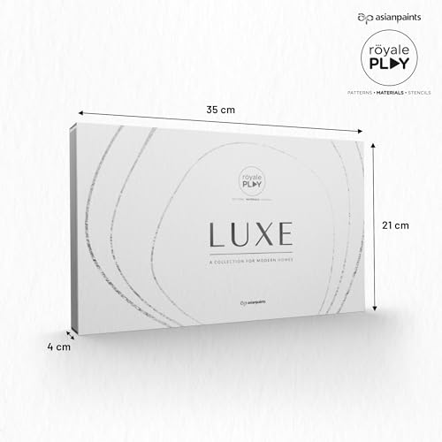 Image of Asian Paints Royale Swatch Book Luxe Collection Touch & Feel Organizer Journal with 10+ Play Texture and 80+ Color Sample for Fabric Industry Designer Artist (Pack of 1, Multicolor)