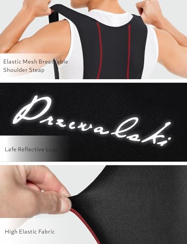 Image of Przewalski Men's 3D Padded Cycling Bike Bib Shorts, Excellent Performance and Better Fit