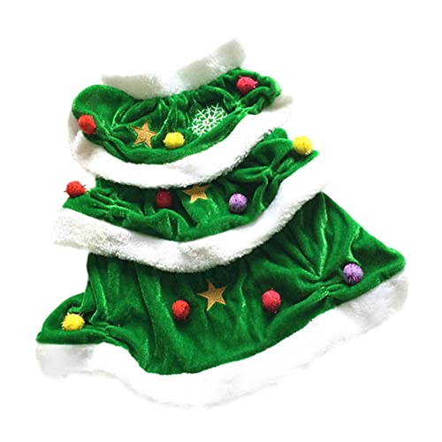 Disfraz Árbol de Navidad para Perro Happyyami XS