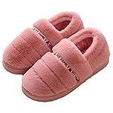 [レリカ] もこもこ 暖かい ルーム シューズ かかと 付き 軽量 保温 スリッパ 室内 あったか 防寒 厚底 メンズ レディース かわいい おしゃれ あったか ブーツ お洒落 ボア 洗える 滑り止め オフィス ファー サンダル 部屋 軽量 冬 秋 用 物 フリース 冷えない 足元 カップル (レッドパープル, 25.0～25.5cm)