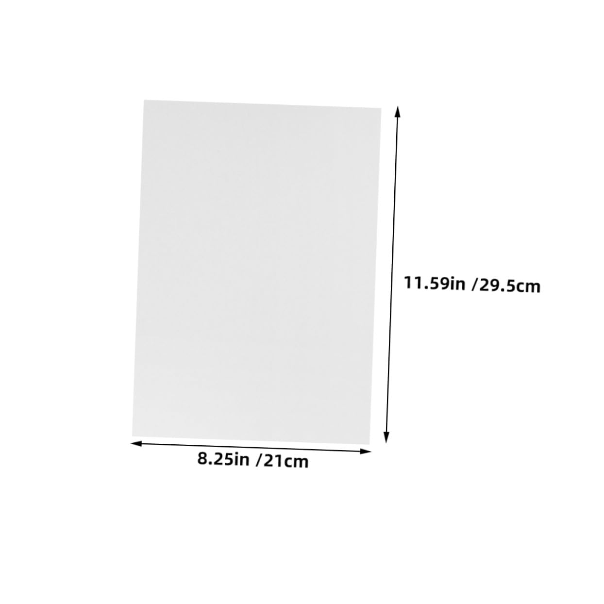 Papel de Acuarela para Niños Pequeños A4 100 Hojas Blanco