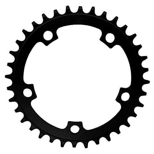 image for DECKAS Round Chainring 110BCD 36T 38T 40T 42T 44T 46T 48T 50T 52T Narr