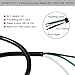 HVAC Adaptor Cord, Compatible with Yellow Jacket 69522 Adaptor Cord, HVAC Training Tools Adapter Cables, 120V AC Circuit Breaker NEMA 5-15R to Large Clips 30 Amp, SJT 14AWG (Cheater Cord)