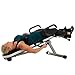 Sunny Health & Fitness Invert Extend N Go Back Stretcher Bench with 350lb High Weight Capacity and Adjustable Stretch and Height Settings, Black