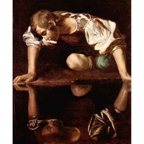 Poster Narcisse par Caravaggio ARTICULOZY 76x101 cm pour salon