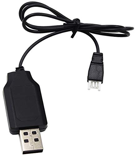 EASWEL USB Battery Charger Charging Cable Cord for Holy Stone HS170 Drone (3.7V)