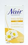 Nair, Facial Wax Strips (Pack of 12)