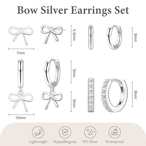 Image of Small Gold Huggie Hoop Earrings Set for Women Men Hypoallergenic 14K Plated Stack Cartilage Earrings, Sterling Silver Multiple Piercing Lightweight Mini Thin Cute Dainty Trendy Jewelry Gifts for Women
