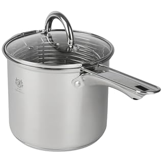 KARL HAUSMANN Friteuse Induction avec Panier - Casserole à Friture Inox 3,6L - Faitout à Friture avec Panier et Couvercle - Friteuse Manuelle Traditionnelle - Compatible Induction - Poêle à Friture