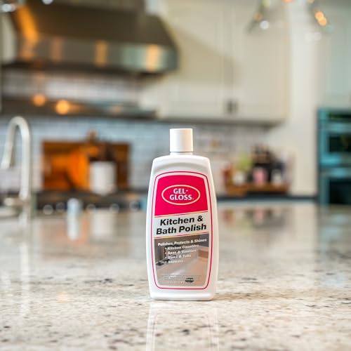 Industries GG-1 Gel-Gloss Kitchen and Bath Polish, 16 Fl. Oz, White