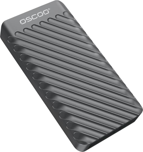 OSCOO 1TB Portable SSD, 2000MB/s External SSD, USB 3.2 Gen 2x2 External Solid State Drive, Dual...