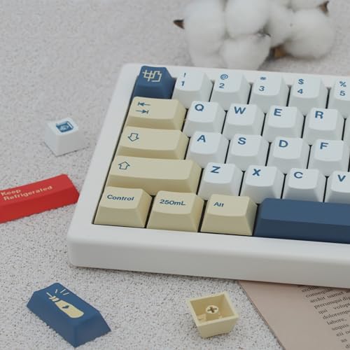 Teclas para teclado mecánico PBT sublimado con perfil Cherry de 136 teclas 2