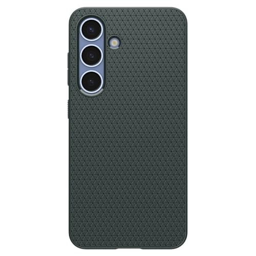 Image of Spigen for Galaxy S25 Case, Liquid Air [No Magnet Ring] [Military-Grade Protection] - Abyss Green