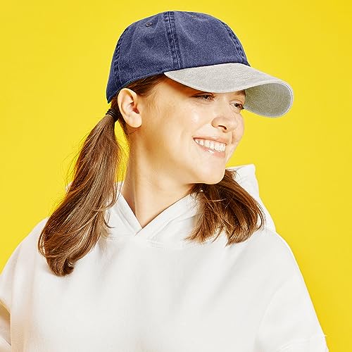 Image of The Hat Depot 100% Cotton Pigment Dyed Low Profile Dad Hat Six Panel Cap
