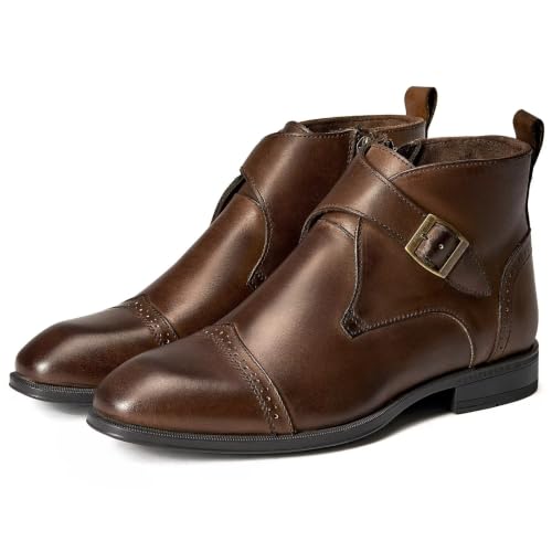 Image of Arkbird Men's Dress Boots Genuine Leather Ankle Boot for Men Classic Casual Oxford Style Footwear