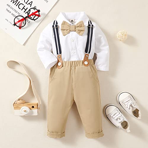 Baby Boy Dress Clothes, Toddler Gentleman Outift for Boy, Winter Infant Wedding Suit, Fall Christening Clothing Set2