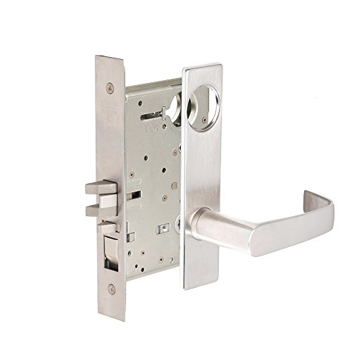CORBINRUSSWIN ML2051-NSP-626-LC 626 Satin Chrome, Lever NSP Newport, Entrance/Entry/Office, Steel; Stainless Steel; Brass