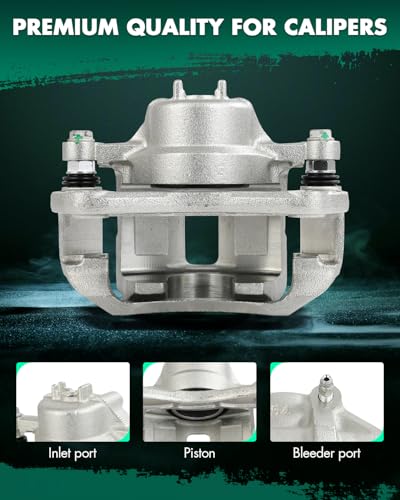 Image of SCITOO 19B3300 19B3301 Front Left & Right Disc Brake Calipers Assembly w /Bracket for Dodge,for Hyundai,for Kia