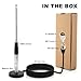 YOTENKO 27MHz CB Antenna Magnetic 9-Inch to 51-inch, BNC Male Telescopic Antennas for CB Handheld/Portable Radio, Compatible with Cobra Midland Uniden President Radio