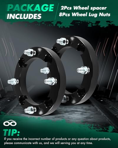 Image of SCITOO 1 inch Wheel Spacers 4x156 Fit for Polaris RZR XP 1000 2Pcs Black