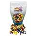 Rascals Concord Hard Candy - 1 LB Resealable Stand Up Candy Bag (approx. 675 pieces) - Fruit Shaped Candy - Assorted Fruit Flavors and Colors - Bulk Candy for Vending Machines and Parties
