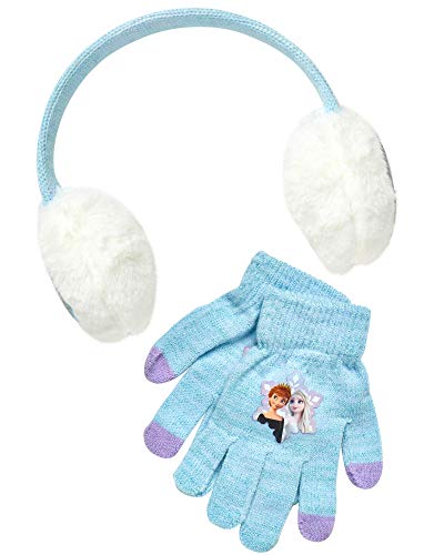 Disney Girls' Hat, Frozen Elsa and Anna Blue, Age 4-7