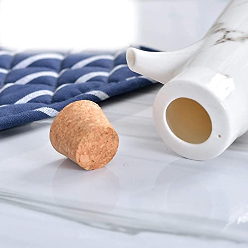 WDCDYQDH Ölspenderflasche, Keramik-Tisch-Olivenölspenderflasche - Sojasaucen- oder Essig-Menage mit Ausgießer, Dose 5 WDCDYQDH Ölspenderflasche, Keramik-Tisch-Olivenölspenderflasche - Sojasaucen- oder Essig-Menage mit Ausgießer, Dose