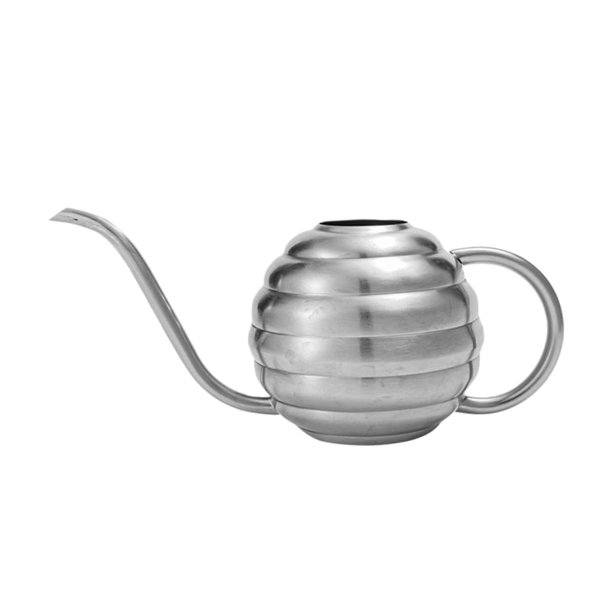 VICASKY Annaffiatoio in Acciaio Inossidabile con Beccuccio Lungo Ergonomico Versatile e Resistente per Piante da Interno ed Esterno Adatto Bonsai e Vasi Piccoli