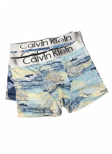 Image of Men's Underwear Modal Geometric Print Stretch Trunks | Ultra-Soft Breathable Underwear with Four-Way Stretch, Anti-Odour & No Ride-Up Fit | Premium Waistband | Pack of 2 Dispatch