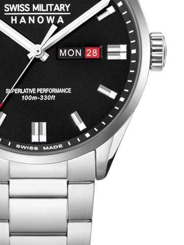 Image of Swiss Military HANOWA Roadrunner MAXED Black Round DIAL Analog Watch for Men SMWGH0001601