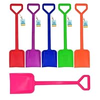 Electoys Plastic Shovel 45cm Kids Spade | Beach Spades Sand Pit Accessories | Garden Digging Shovel for Children | Soil Scoop Sand Seaside Sandpit Toys for Kids | Assorted Colour | 1 Pack