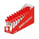 JustLoading Gel energético sabor cola con cafeína y aminoácidos (taurina, arginina) – 68% carbohidratos – Energía rápida y concentración – Sin gluten ni lactosa – Apto para veganos – Pack 30 × 40 g