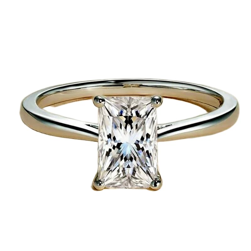 Bague solitaire en argent pour illuminer vos tenues de soirée et du quotidien