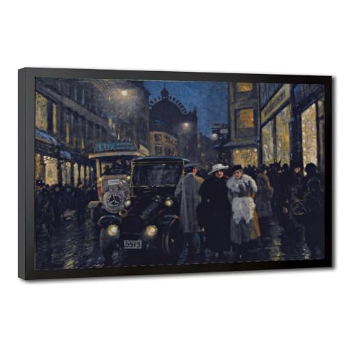 Impression sur toile de Paul Gustav Fischer 20x30 cm pour décoration murale