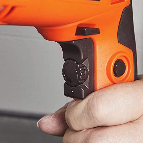 VonHaus Hammer Drill/Impact Drill 710w Electric Corded with Hard Case, Drill Bits, Depth Gauge, Variable Speed  13mm Chuck for Masonry, Brick, Metal, Wood & More