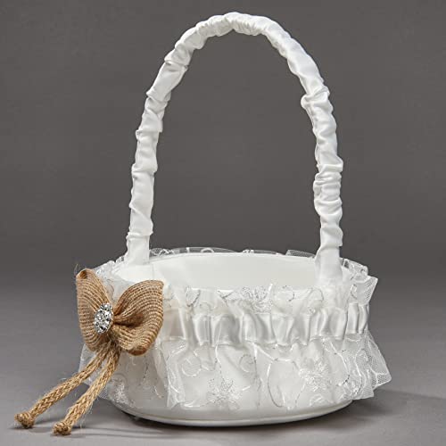 Flower Girl Baskets For Wedding,Flower Girl Basket,Large Wedding Baskets For Flower Girls #TOP1