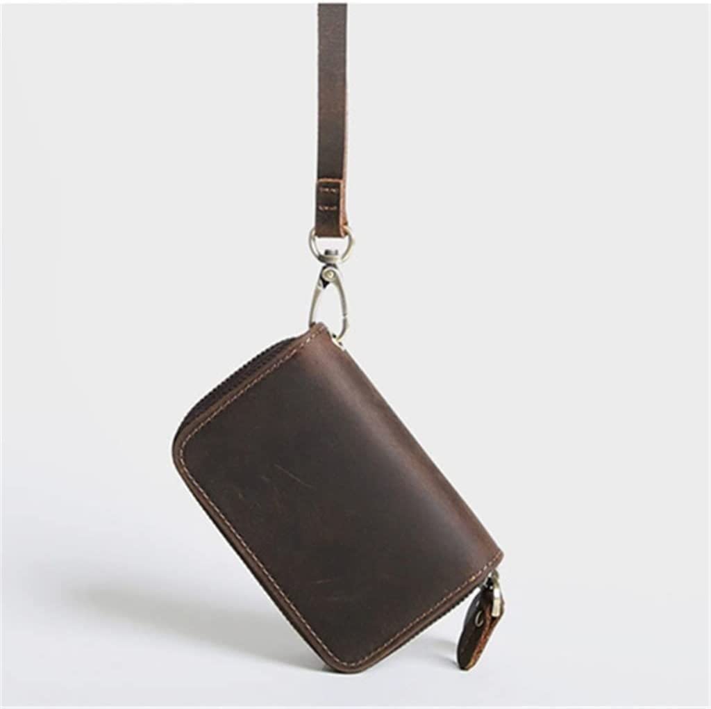 Portachiavi in Pelle con Fibbia per Uomo e Donna: Un Accessorio Pratico ed Elegante per Le tue Chiavi e Piccoli Oggetti essenziali11 cm*7,5 cm*4 cm A