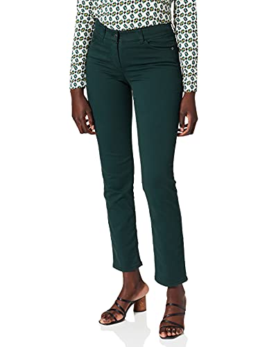 Preisvergleich Produktbild GERRY WEBER Edition Damen Best4me Slimfit Jeans, Smaragd Grün, 34S
