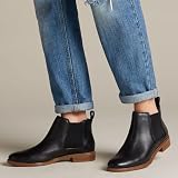Clarks Taylor Shine Chelsea Boots Kobiety, Czarne, 39 EU