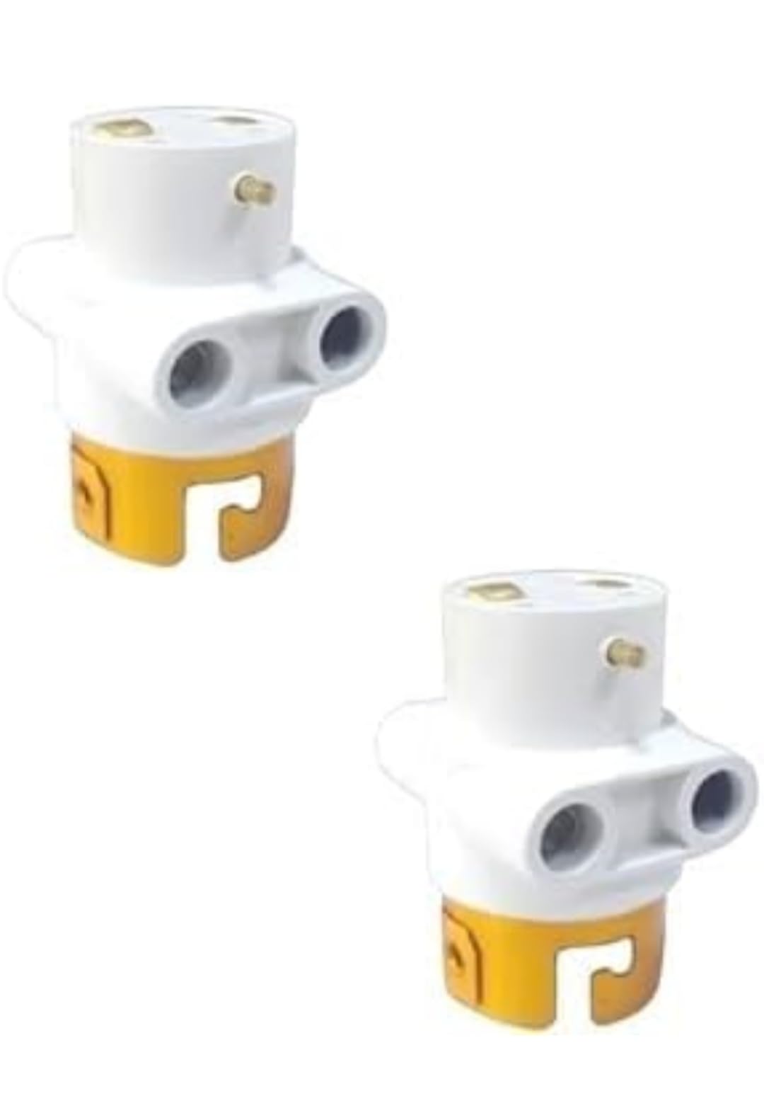 2-Pin Plug Parallel Bulb Adapter | Direct Socket to Bulb Converter | Heavy Duty | White | ISI Marked | Pack of 2-image-46