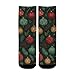 susiyo Vintage Christmas Small Bulb Hiking Socks Boy Girls - Cushioned Crew Socks for Kids Soft, Breathable & Seamless Toe for All-Day Comfort