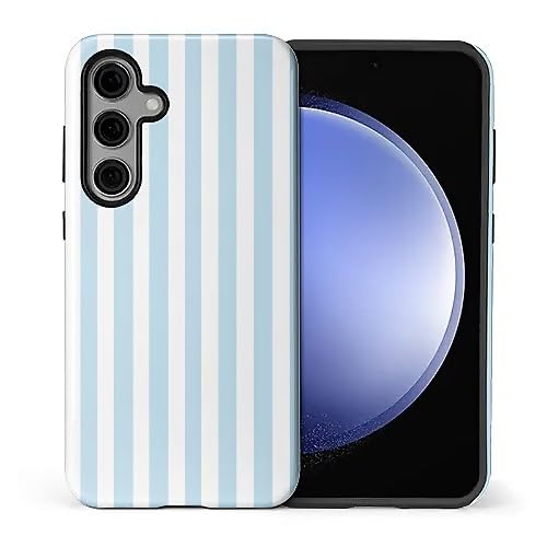 Coque silicone Samsung S24 Plus intégrale et antichoc à motif bleu