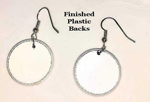 Miniatura 3 de Nuevo diseño de juego de Scrabble Pendientes de botón colgantes joyería 1" redondo 14421332, Acero inoxidable Metal Concha